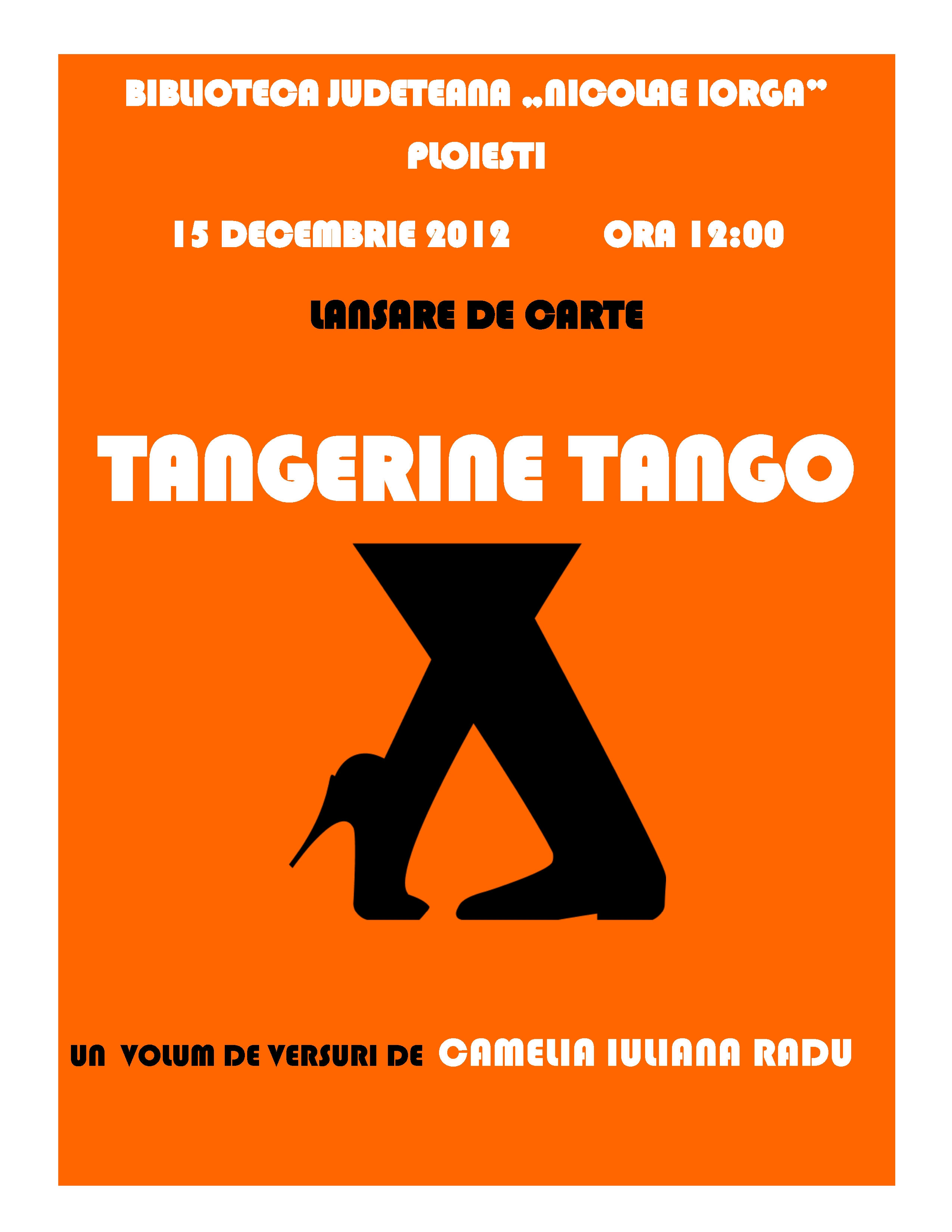 TANGERINE TANGO 2-001-001
