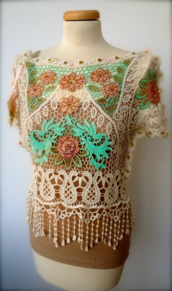 macrame bluza